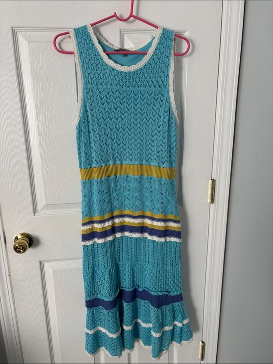 Absolutely Famous Dresses & Skirts - Sleeveless Knit Midi Crochet Dress, Sz XL